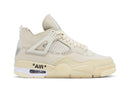 Tênis Off-White x Air Jordan 4 Sail Bege