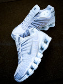 Nike Shox TL - 12 Molas Branco/Prata