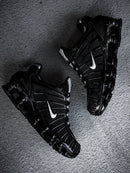 Nike Shox TL - 12 Molas Preto/Branco Refletivo
