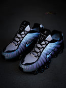 Nike Shox TL - 12 Molas Azul/Rosa/Preto