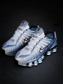 Nike Shox TL - 12 Molas Branco/Prata