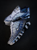 Nike Shox TL - 12 Molas Branco/Prata