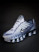Nike Shox TL - 12 Molas Branco/Prata