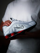 Nike Shox R4 Branco/Vermelho